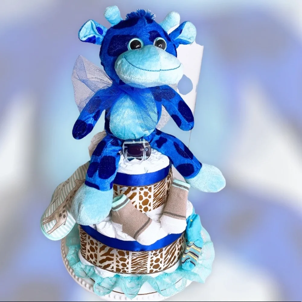Giraffe Diaper Cake